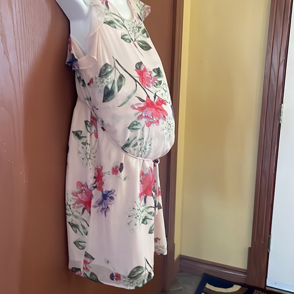 Motherhood Maternity Size Small Midi Length floral Dress. - Picture 14 of 14